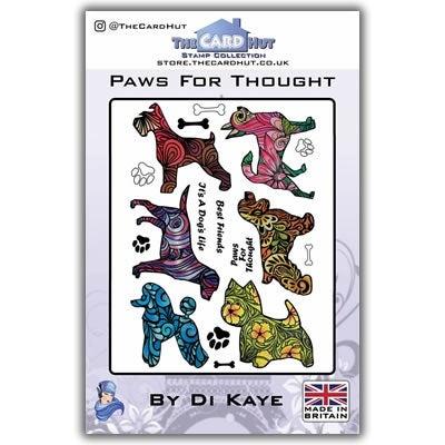 The Card Hut Clear Stamps - Paws For Thought